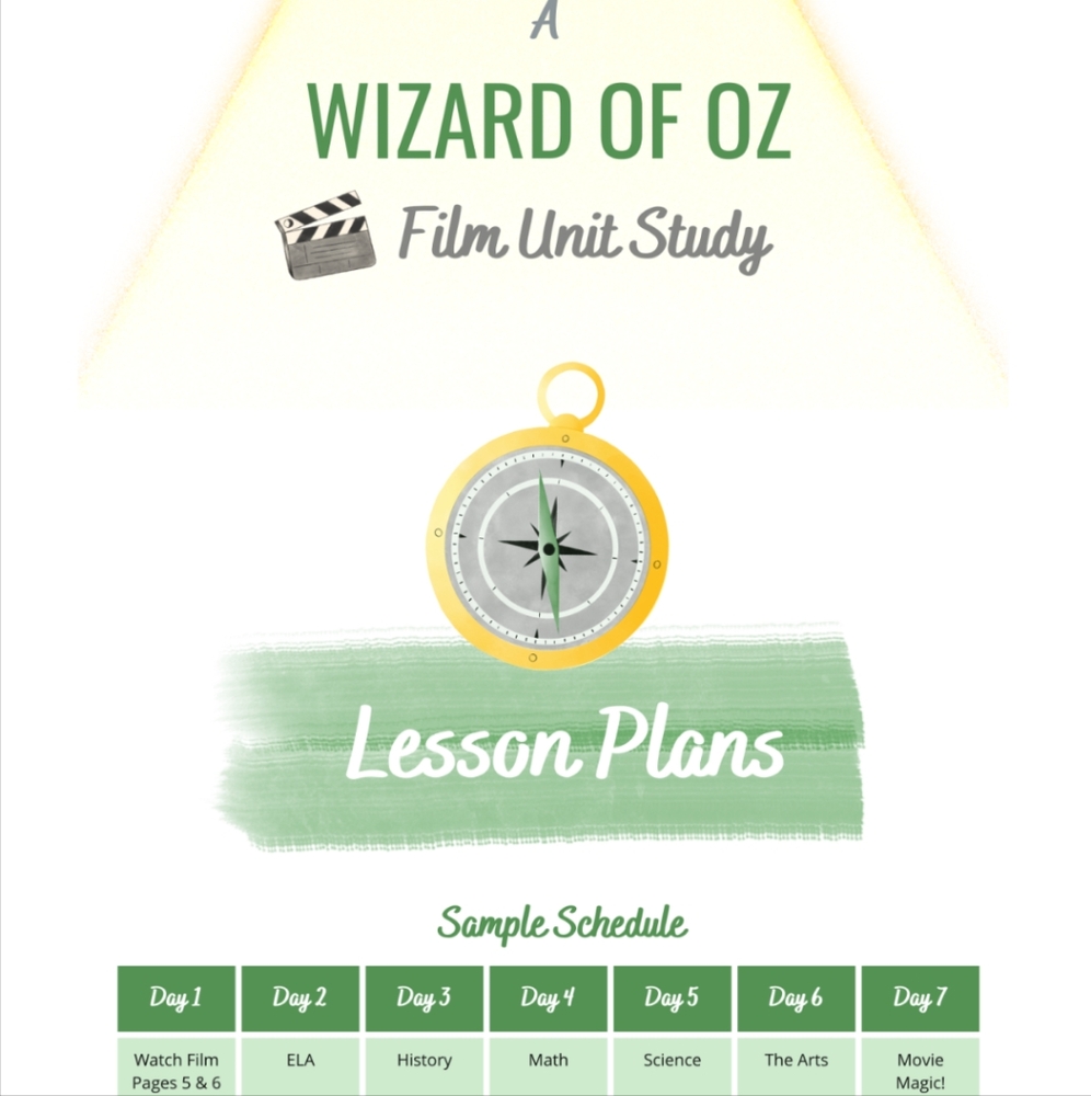 New The Wizard of Oz Homeschool Unit Study
